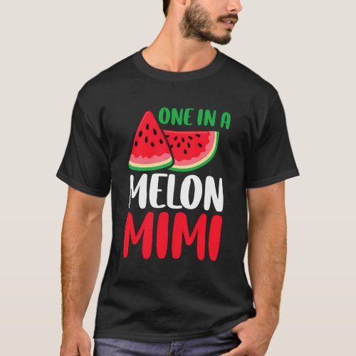 One In A Melon Mimi Watermelon Family T_Shirt