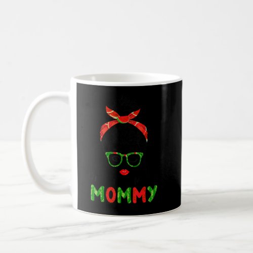 One In A Melon Mommy Messy Bun Watermelon Summer  Coffee Mug