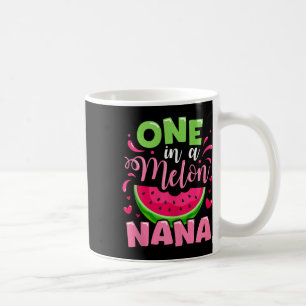 One In A Melon Nana Summer Birthday Party Family M Coffee Mug