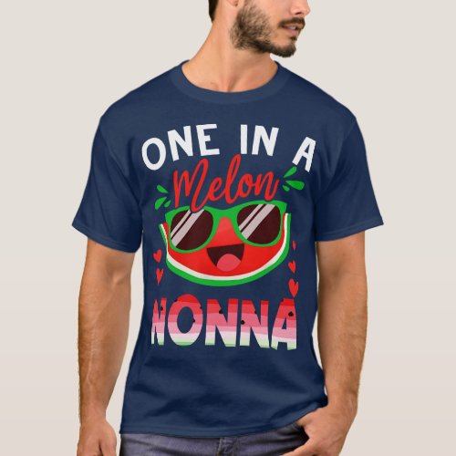 One In A Melon Nonna Watermelon Family Matching T_Shirt