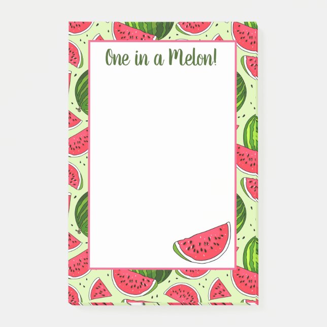 One In A Melon Notes (Front)