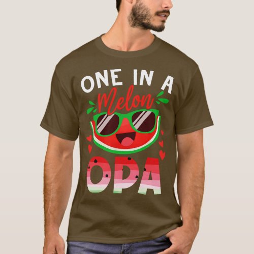 One In A Melon OPA Watermelon Family Matching T_Shirt