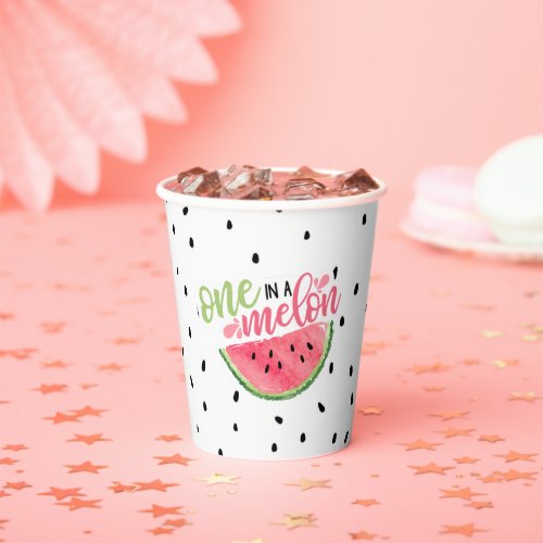 One in A Melon Paper Cup _ Pink