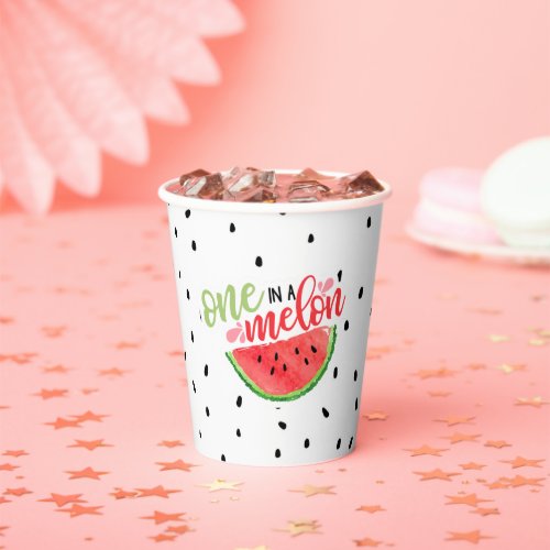 One in A Melon Paper Cup _ Red