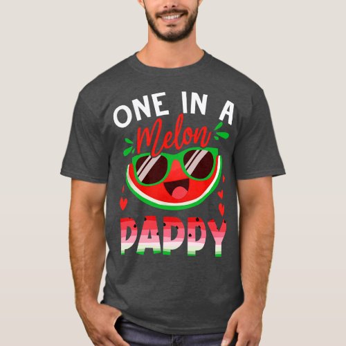 One In A Melon Pappy Watermelon Family Matching T_Shirt