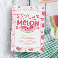 One in a Melon Pink Watermelon 1st Birthday Party