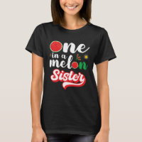 One In A Melon Sister Watermelon Family Matching