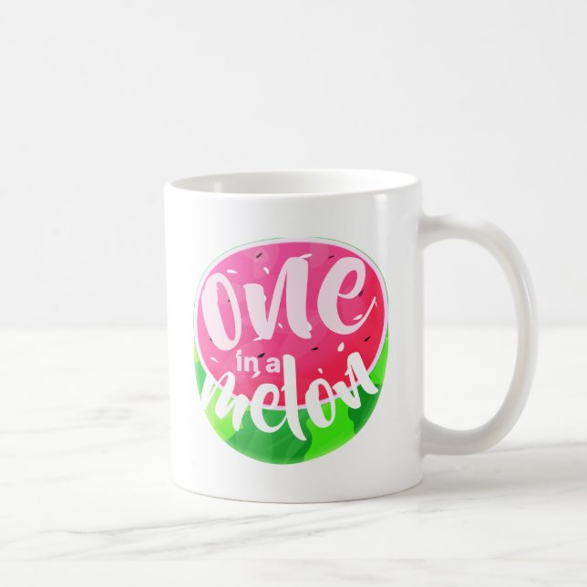 One in a Melon Sweet Summer Watermelon Coffee Mug (Right)