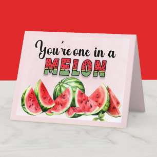 One in a Melon Teacher Appreciation Letterpress Thank You Card