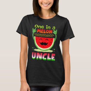 One In A Melon Uncle Watermelon Family Matching T-Shirt