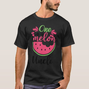 One In A Melon Uncle  Watermelon Family Matching T-Shirt