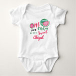 One In A Melon Watermelon 1st Birthday Shirt at Zazzle