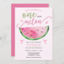 One in a Melon Watermelon Birthday Invitation