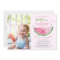 One in a Melon Watermelon Birthday Invitation