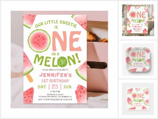 ONE in a Melon! Watermelon Birthday Party