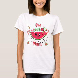 One In A Melon Watermelon Birthday Party Mum's T-Shirt