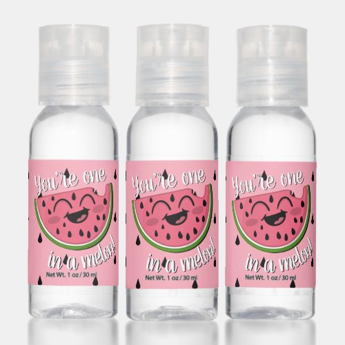 One in a Melon Watermelon Cute First Birthday Hand Sanitizer