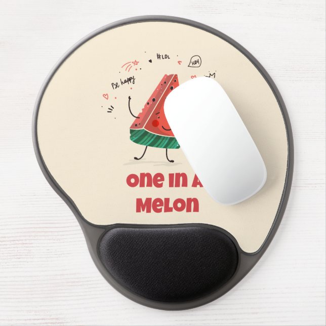 One in a Melon – Watermelon Gel Mouse Pad (Left Side)