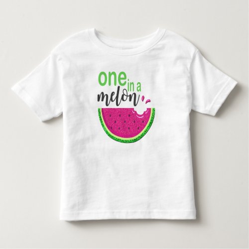  One In A Melon   Watermelon Slice T_Shirt