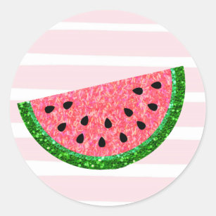 2 x Vinyl Stickers 10cm Red Watermelon Melon Fruit Healthy Cool Gift #24102 