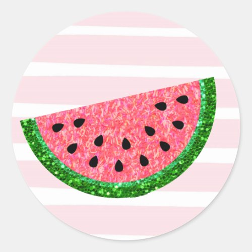 One in a melon Watermelon Sticker Label Tag