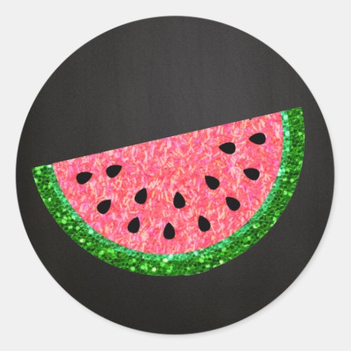 One in a melon Watermelon Sticker Label Tag