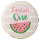 One in a melon, Watermelon sugar cookie, Birthday Cookie (Front)