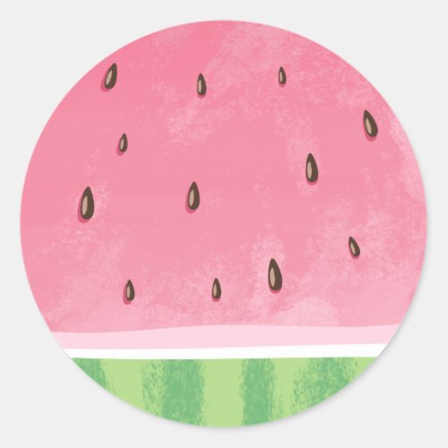 One in a melon Watermelon Tags Envelope Sticker