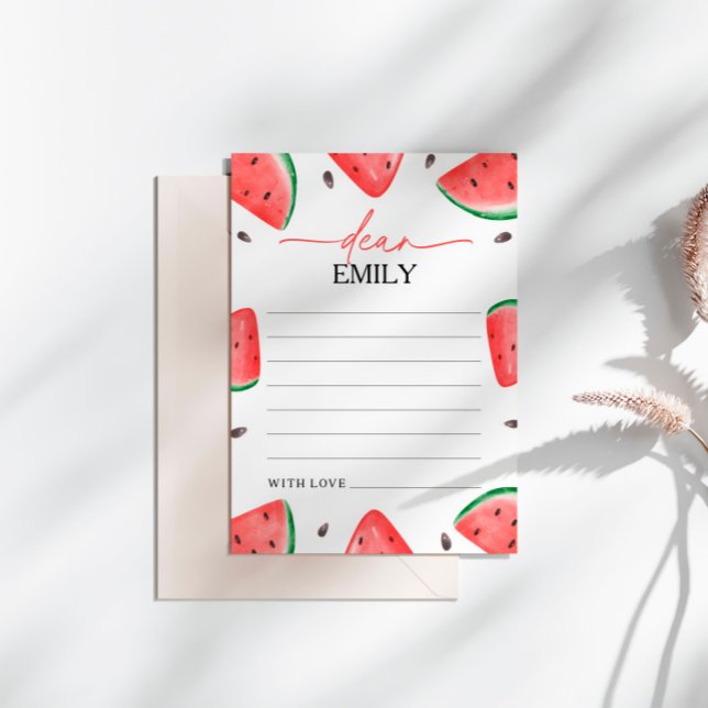 One In A Melon Watermelon Time Capsule Card (Creator Uploaded)