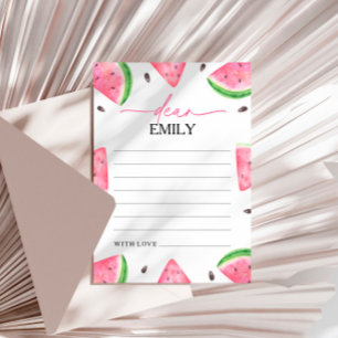 One In A Melon Watermelon Time Capsule Card