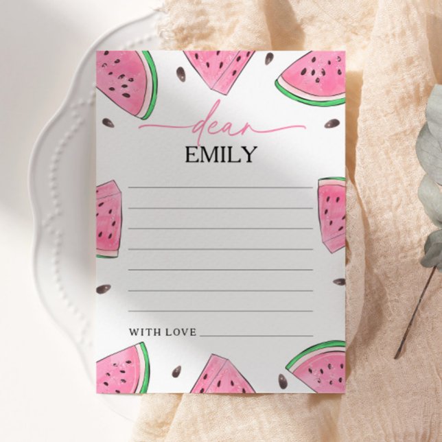 One In A Melon Watermelon Time Capsule Card (Creator Uploaded)