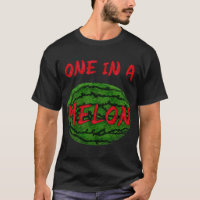One In A Melon Whole Watermelon Funny Pun Fruit Sw