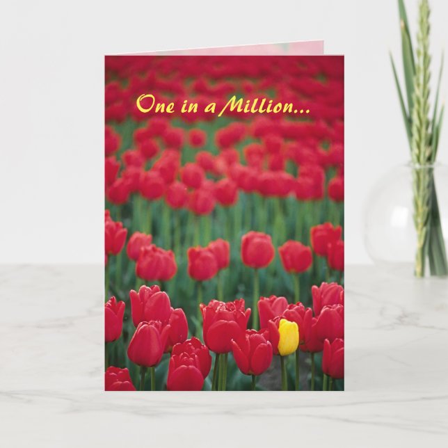 One in a Million... Card (Front)