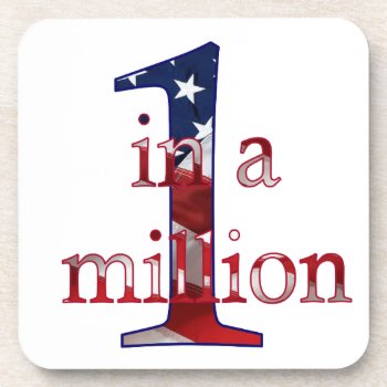 One In A Million Coaster by holidaygalleria at Zazzle
