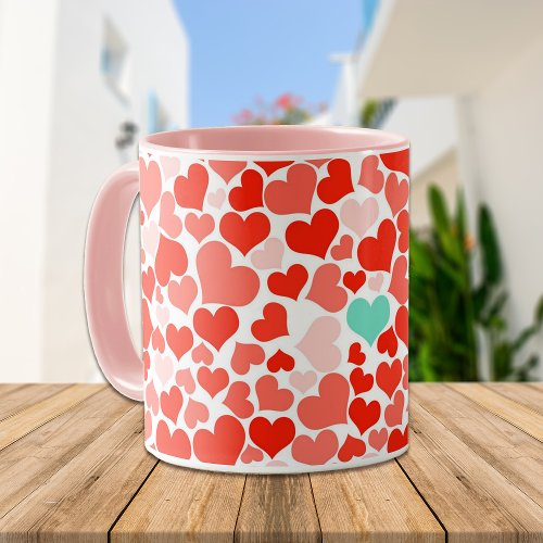 One in a Million Hearts Mug