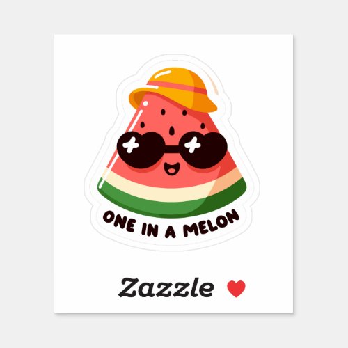 One in a million melone sticker