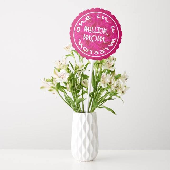 One in A Million Mom Balloon (Vase)