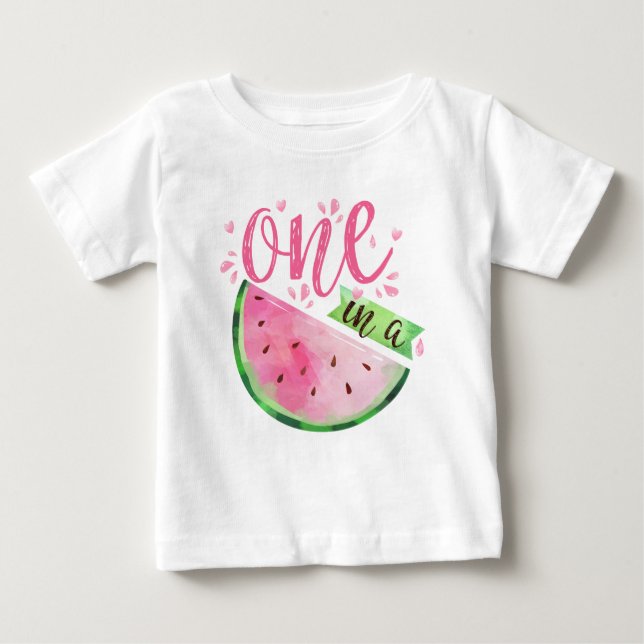 One in Melon T-Shirt - Birthday T-Shirt (Front)