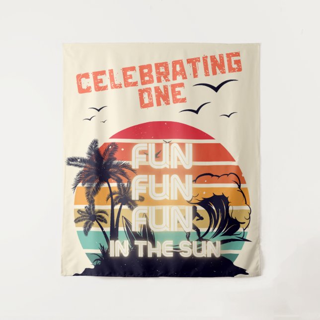 One in the Sun, Beach Boys Birthday Tapestry (Front)
