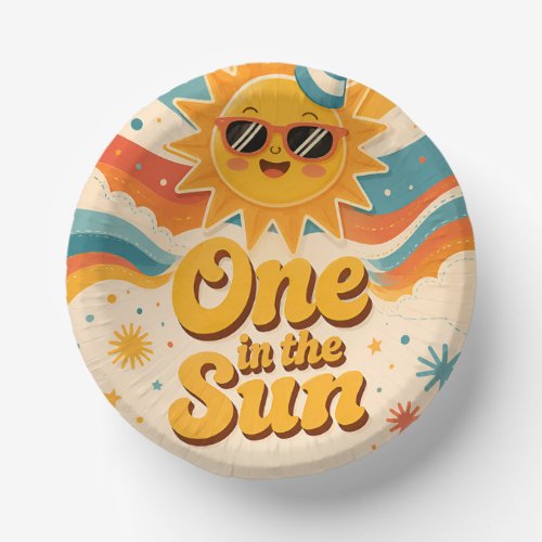 One in the Sun Paper Plates Bowls