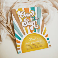 One in the Sun Retro Sunshine 1st Birthday Party