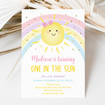 One in the Sun Sunshine Birthday Invitation