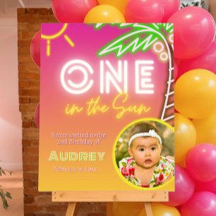 One in the Sun with Photo Welcome Sign