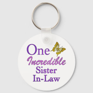 One Incredible Sister-In-Law Keychain