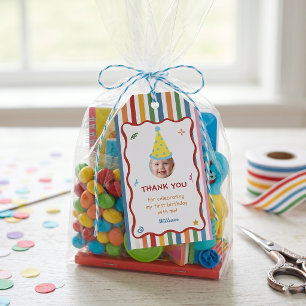 One is Fun Hat Birthday Party Gift Tags