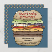 One Juicy Burger Invitation (Front/Back)