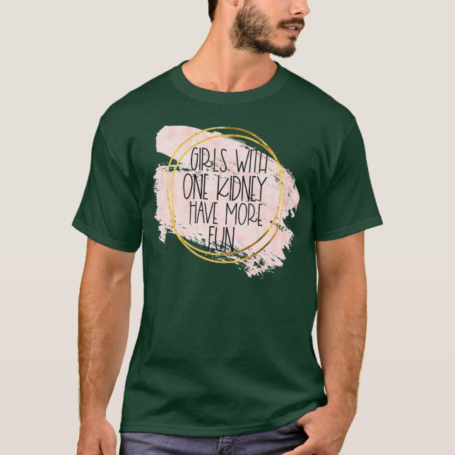 One Kidney Donor Transplant Girls Women Nurse T-Shirt (Front)