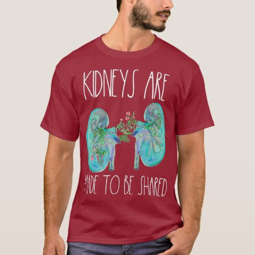 One Kidney Transplant Donor Nephrology Nurse T_Shirt