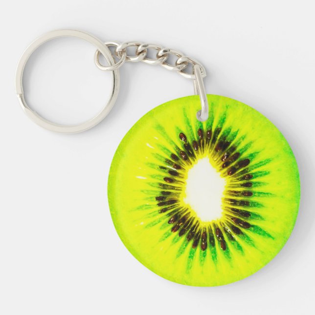 one kiwi customizable keychain (Front)