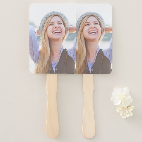 One Large Photo Template Graduation Ceremony Hand Fan